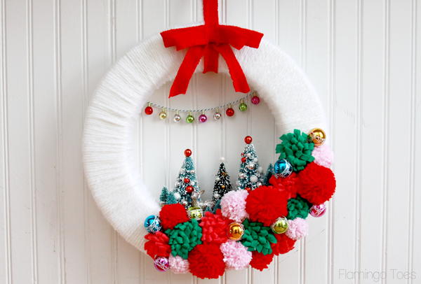 Vintage Style Winter Wonderland Wreath Vintage Style Winter Wonderland Wreath