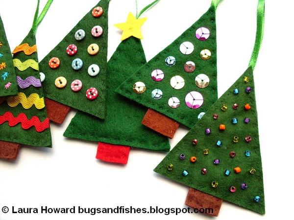 Sew Easy Felt Christmas Tree Ornaments Sew Easy Felt Christmas Tree Ornaments