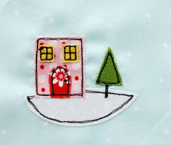 Felt and Fabric Snow Globe DIY Ornament Felt and Fabric Snow Globe DIY Ornament
