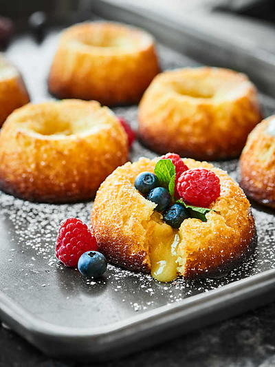 Muffin Tin Lemon Lava Cake Muffin Tin Lemon Lava Cake