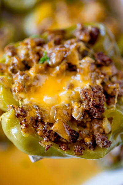 Philly Cheesesteak Stuffed Peppers Philly Cheesesteak Stuffed Peppers