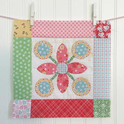 Spring Flower Blossom Block Tutorial Spring Flower Blossom Block Tutorial