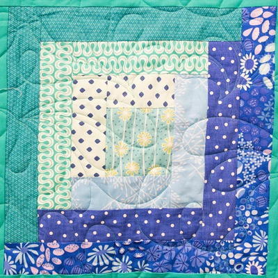 Log Cabin Block Pattern Log Cabin Block Pattern