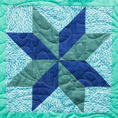 Star Flower Block Pattern Star Flower Block Pattern