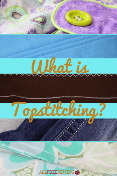 What is Topstitching How to Topstitch