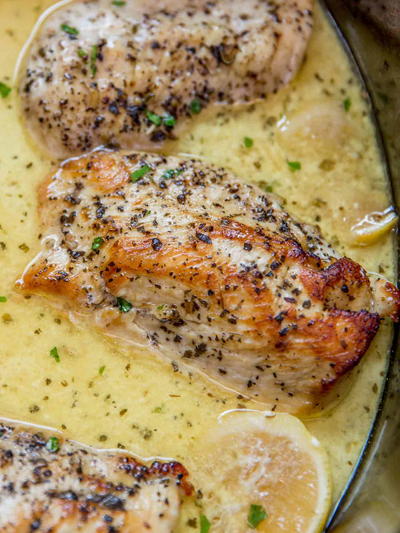 Delicious Slow Cooker Creamy Lemon Chicken Delicious Slow Cooker Creamy Lemon Chicken