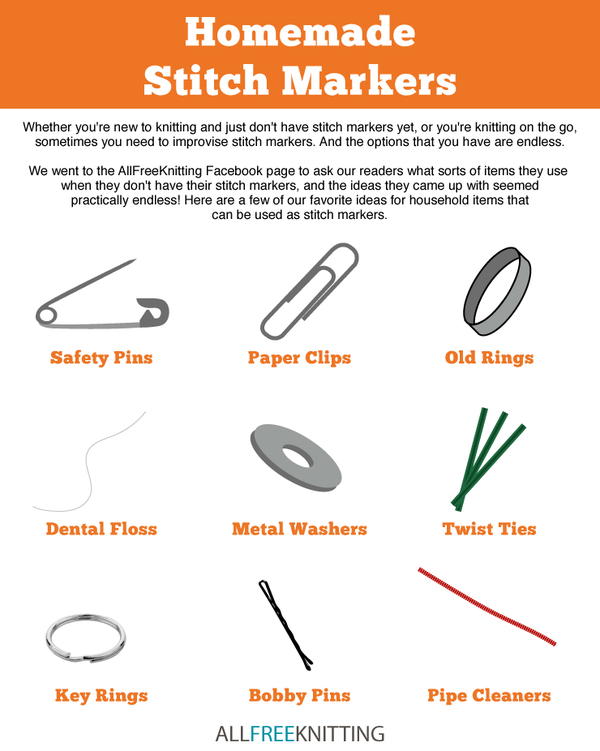 Homemade Stitch Markers Homemade Stitch Markers