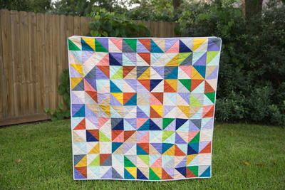 Adorable Triangle Baby Quilt Adorable Triangle Baby Quilt