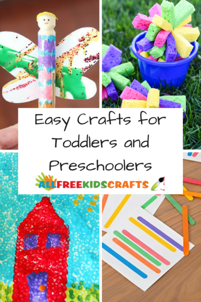 Easy Crafts for Toddlers and Preschoolers Easy Crafts for Toddlers and Preschoolers