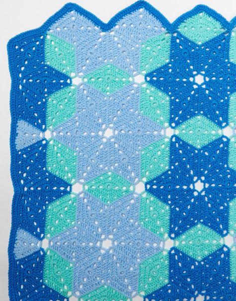 Crochet Star Throw Crochet Star Throw