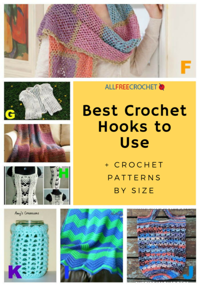 6 Best Crochet Hooks to Use Crochet Patterns by Size