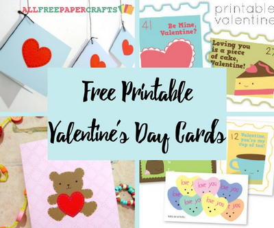 10+ Free Printable Valentine's Day Cards ...