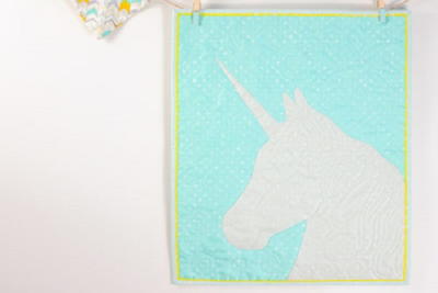Mythical Unicorn Applique Wallhanging Mythical Unicorn Applique Wallhanging