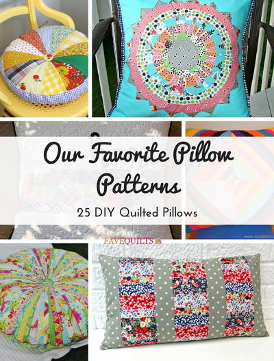 Our Favorite Pillow Patterns 25 DIY Quilted Pillows Our Favorite Pillow Patterns 25 DIY Quilted Pillows