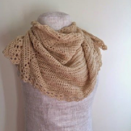 Gold Shimmer Shawl Gold Shimmer Shawl