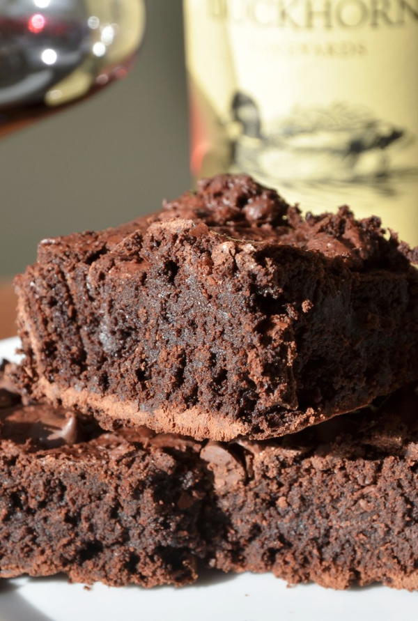 Mulled wine reduction red wine brownies Mulled wine reduction red wine brownies