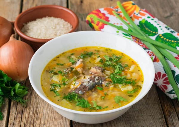Canned Fish and Rice Soup Canned Fish and Rice Soup