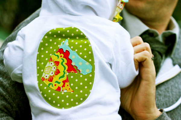 Appliqued Pony Silhouette Hoodie Appliqued Pony Silhouette Hoodie