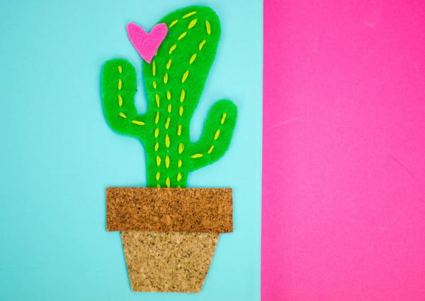 DIY Cactus Canvas DIY Cactus Canvas