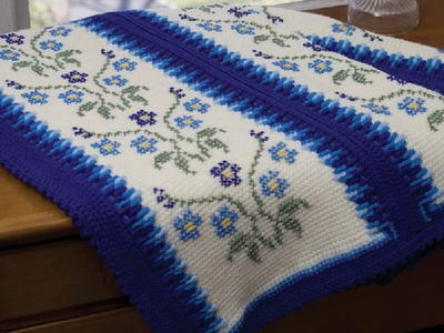 Morning Glory Afghan Morning Glory Afghan