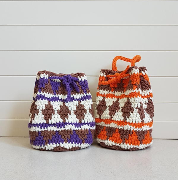 Native Print Drawstring Bag Native Print Drawstring Bag