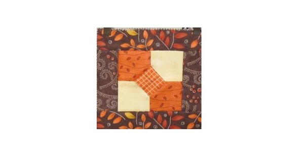 Festive Halloween Bow Tie Block Festive Halloween Bow Tie Block