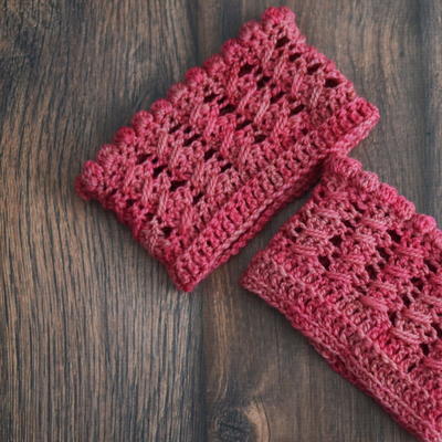 Cables and Bobbles Boot Cuffs Cables and Bobbles Boot Cuffs