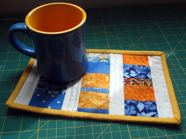 Chinese Coin Mug Rug Chinese Coin Mug Rug