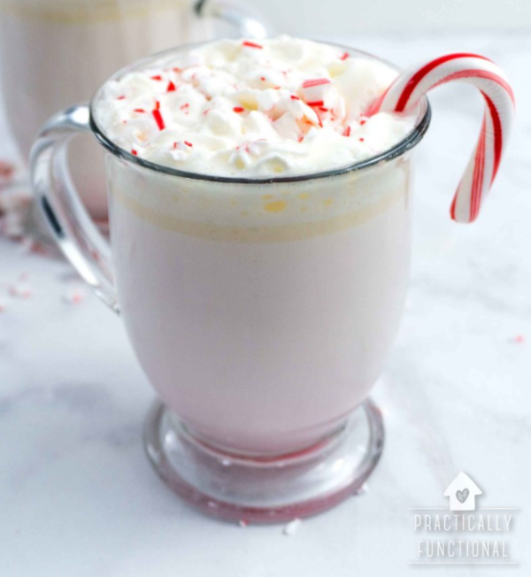Peppermint White Hot Chocolate Peppermint White Hot Chocolate