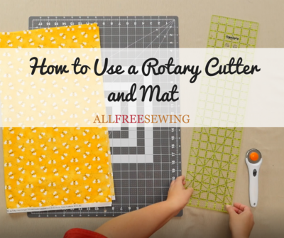 How to Use a Rotary Cutter and Mat How to Use a Rotary Cutter and Mat