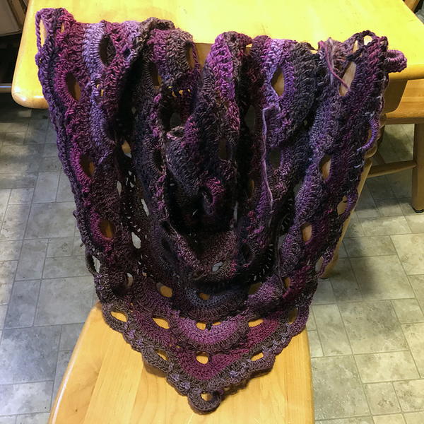 Virus Crochet Shawl Written Instructions Virus Crochet Shawl Written Instructions