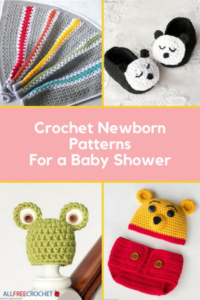 Crochet Newborn Patterns For a Baby Shower