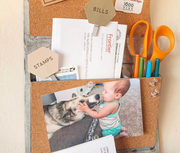 DIY Mail Organizer DIY Mail Organizer