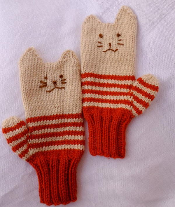Orange Tabby Kitten Mittens Orange Tabby Kitten Mittens