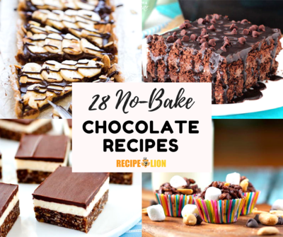 28 No Bake Chocolate Recipes for the Chocoholic 28 No Bake Chocolate Recipes for the Chocoholic