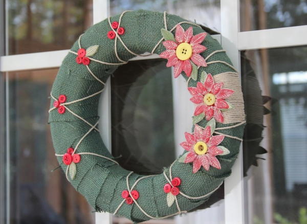 Country Chic Christmas Wreath Country Chic Christmas Wreath