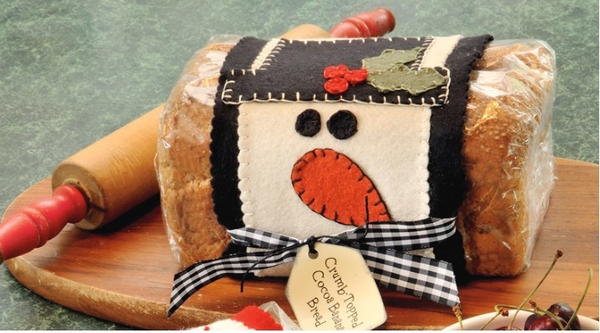 Snowman Bread Wrap Snowman Bread Wrap