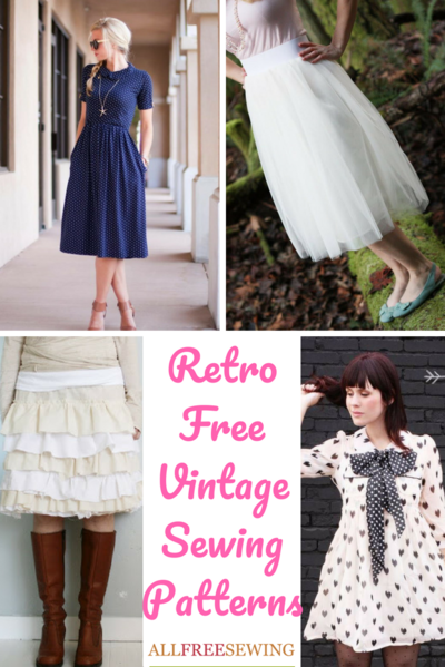 Retro Free Vintage Sewing Patterns Retro Free Vintage Sewing Patterns