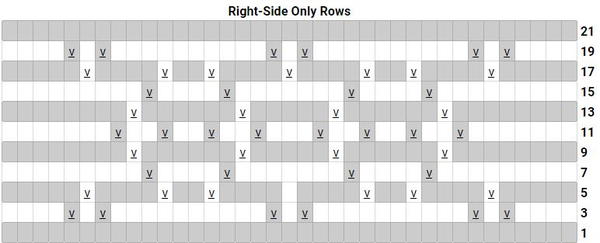 Mosaic Knitting Chart Mosaic Knitting Chart