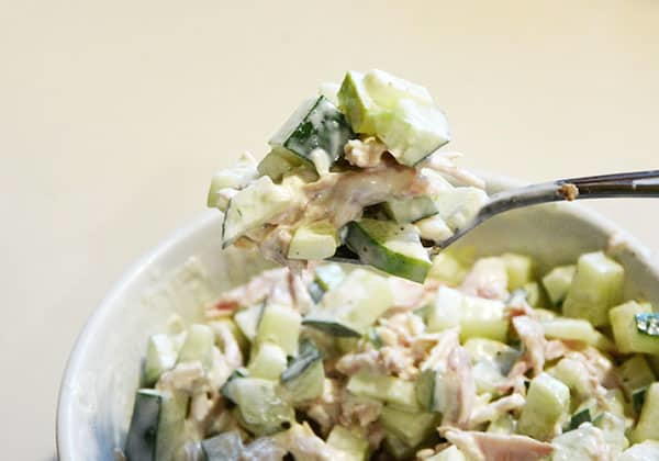3-Ingredient Cucumber Chicken Salad 3-Ingredient Cucumber Chicken Salad