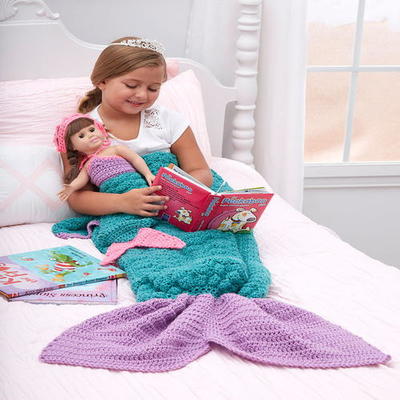 Mermaid Fantasy Crochet Blanket Mermaid Fantasy Crochet Blanket