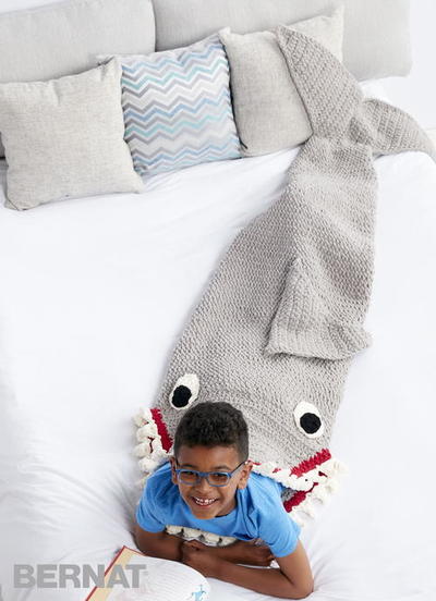 Sharkbite Crochet Snuggle Sack Sharkbite Crochet Snuggle Sack
