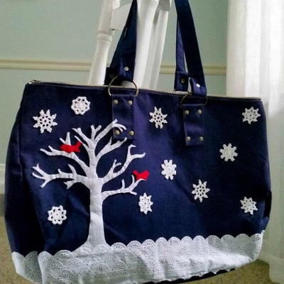 Snowy Scene Bag Transformation Snowy Scene Bag Transformation