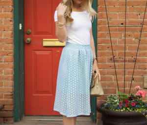 Laser Cut Midi Skirt Tutorial Laser Cut Midi Skirt Tutorial