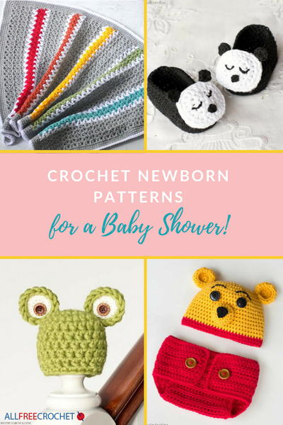 Crochet Newborn Patterns for a Baby Shower Crochet Newborn Patterns for a Baby Shower