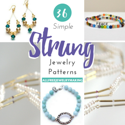 36 Simple String Jewelry Patterns 36 Simple Strung Jewelry Patterns