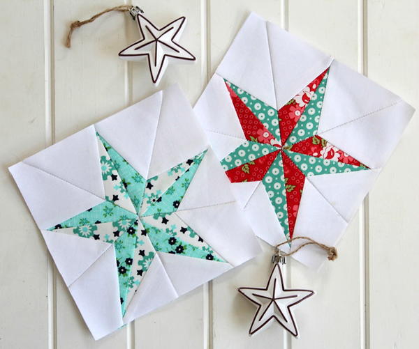 Christmas Star- Free Quilt Block Pattern Christmas Star- Free Quilt Block Pattern