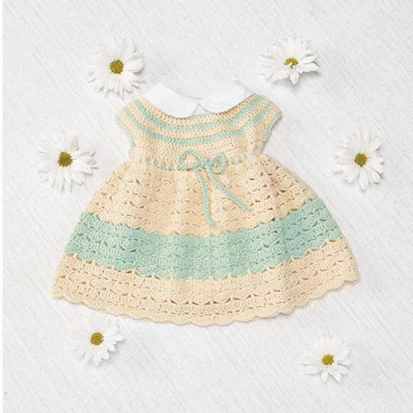 Infant Crochet Easter Dress Infant Crochet Easter Dress