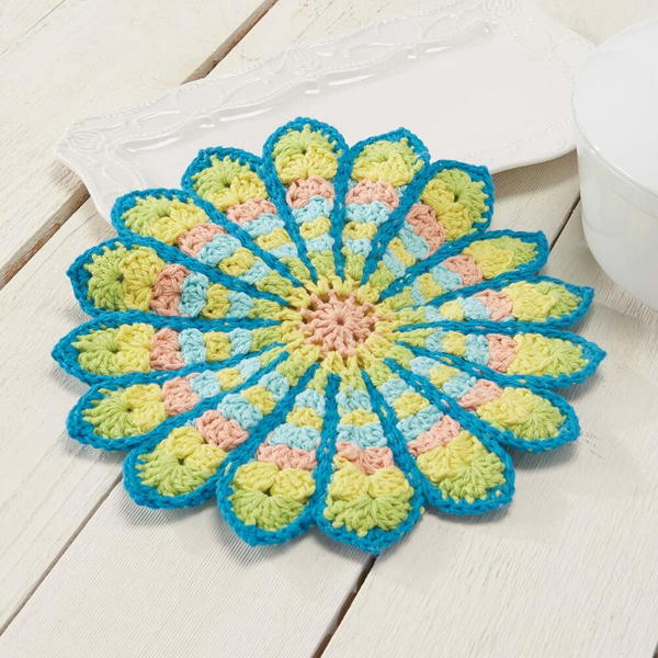 Mood Mending Mandala Pot Holder Pattern Mood Mending Mandala Pot Holder Pattern