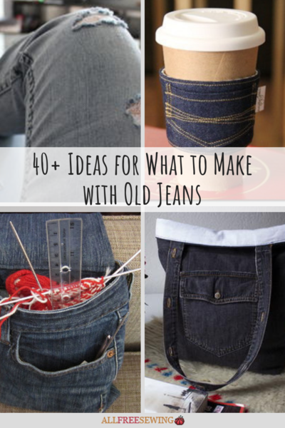 40 Ideas for What to Make with Old Jeans